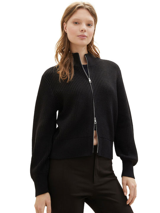 Tom Tailor Women's Knitted Cardigan Black