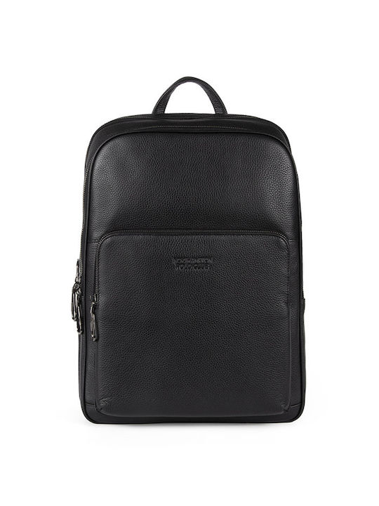 Polo Club Men's Leather Backpack Black