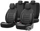 Deluxeboss Car Cover Set 11pcs Cotton Black