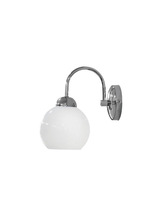 Heronia Lamp Bathroom with Socket E27 Silver