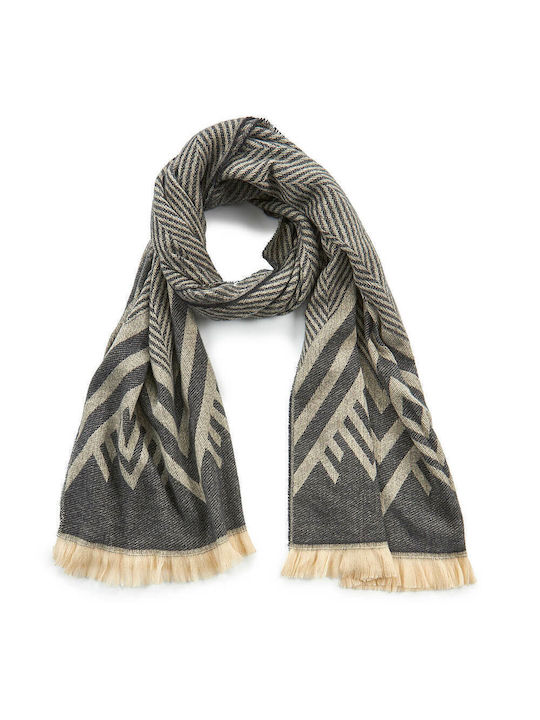 Verde Women's Wool Scarf Black