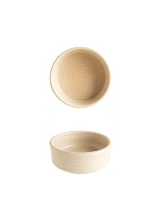 Bonna Serving Bowl Round made of Porcelain Beige 12pcs