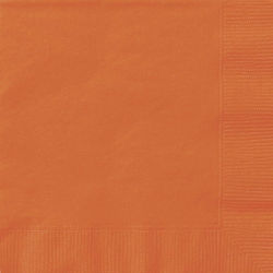 Napkins 33x33cm. Orange 20pcs