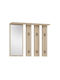 TOH Wall Mirror with Wooden Frame 1pcs