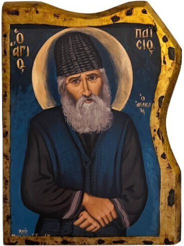 Εικόνα Άγιος Παΐσιος Ξύλινη 20x30εκ. P-250914