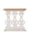 Alcott Wooden Console Table Brown Patina L81xW30xH82cm