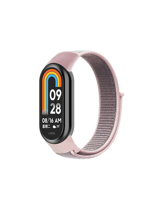 Loop Λουράκι Υφασμάτινο Ροζ (Smart Band 8 / Smart Band 9 / Smart Band 10)