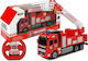 Lean Toys Feuerwehr Ferngesteuertes Feuerwehrfahrzeug Rot