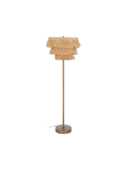 BigBuy LED Floor Lamp H162xW48.5cm. Beige