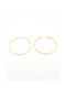 Earrings Hoops made of Gold 14K