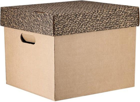 ΙΩΝΙΑ Box Χάρτινο Κουτί Αρχειοθέτησης με Καπάκι 37x29x36εκ.