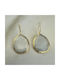 Vicirello Earrings Pendants made of Steel Gold Plated