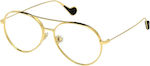 Moncler Eyeglass Frame Gold ML0121 030