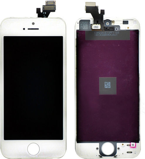 Screen with Touch Mechanism for iPhone 5 (White)