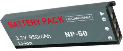Bach & Boss Kamera Batterie 37868 Lithium-Ionen (Li-Ion) Kompatibel mit Casio für Casio NP-50