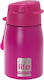 Queen Mother Kinder Wasserflasche mit Strohhalm Rosa 400ml