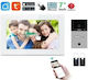 Joytimer Wireless Video Intercom Set Wi-Fi White