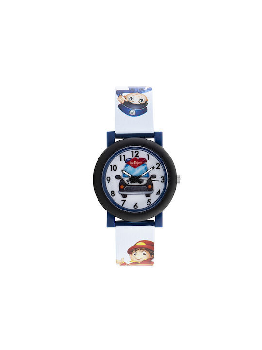 Lee Cooper Kinderuhr mit Kautschuk/Plastik Armband Mehrfarbig