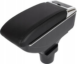 Me Premium Car Leather Armrest for Toyota Yaris 2 2006-2012 Gray