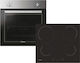 Candy Over Counter Oven 70lt with Ceramic Hobs W59.5cm.