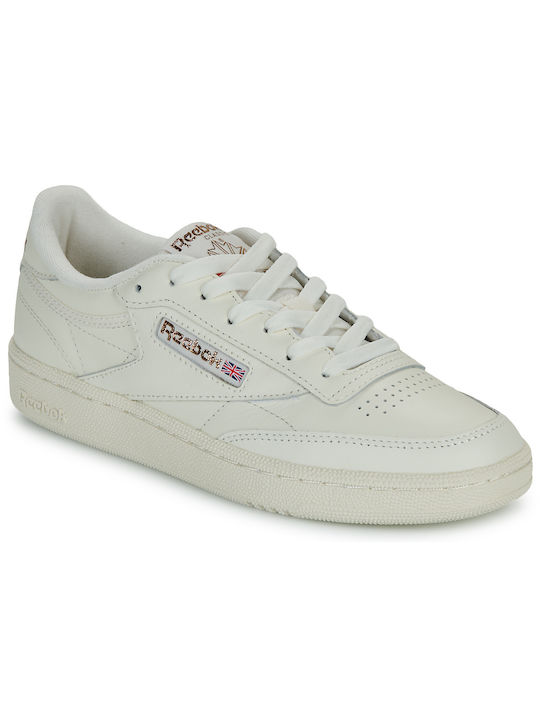 Reebok Club C 85 Γυναικεία Sneakers Λευκά