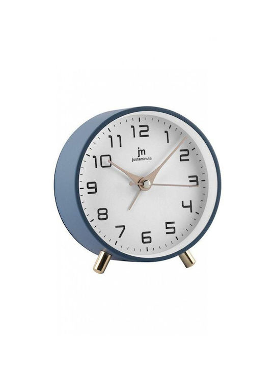 Justaminute Tabletop Clock with Alarm White JA7100A