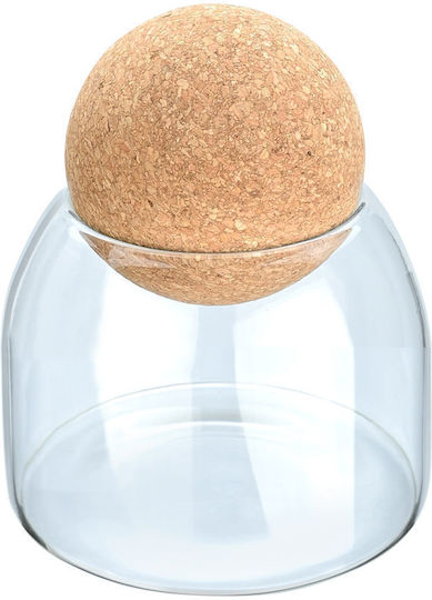 Estia Allgemeine Verwendung Glasvase mit Deckel Transparent 450ml 1 Stück