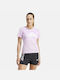 Adidas Γυναικείο Αθλητικό T-shirt Λιλά