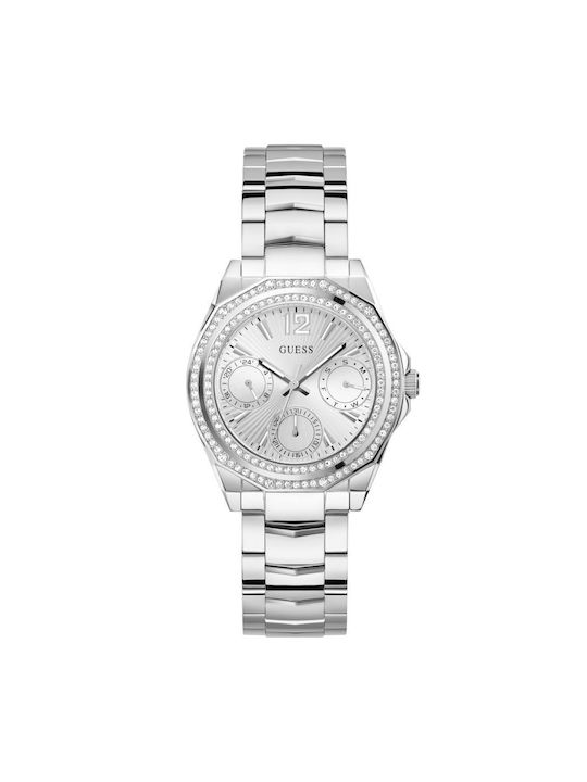 Guess Uhr mit Silber Metallarmband