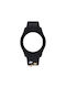 WATX & CO Rubber Strap Black