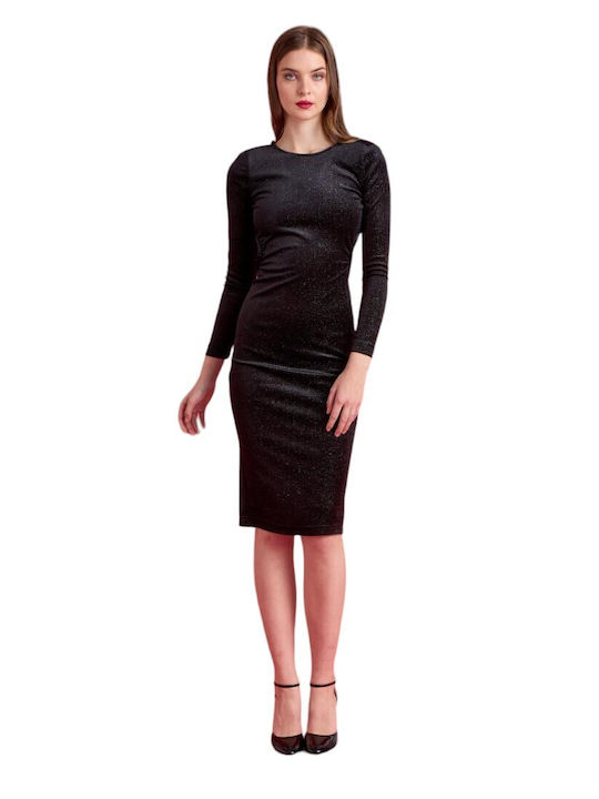 Passager Midi Dress Black