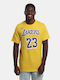 Los Angeles Lakers Sportliches T-Shirt Yellow
