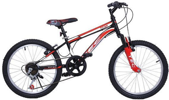 TEC Titan 20" Bicicletă pentru copii Biciclete de munte 7 Viteze Multicolor