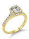 Ortaxidis Inel Solitar din Aur 14K cu Diamant