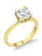 Ortaxidis Inel Solitar din Aur 14K cu Diamant