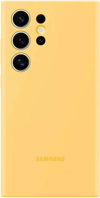 Samsung Back Cover Σιλικόνης Κίτρινο (Galaxy S24 Ultra)