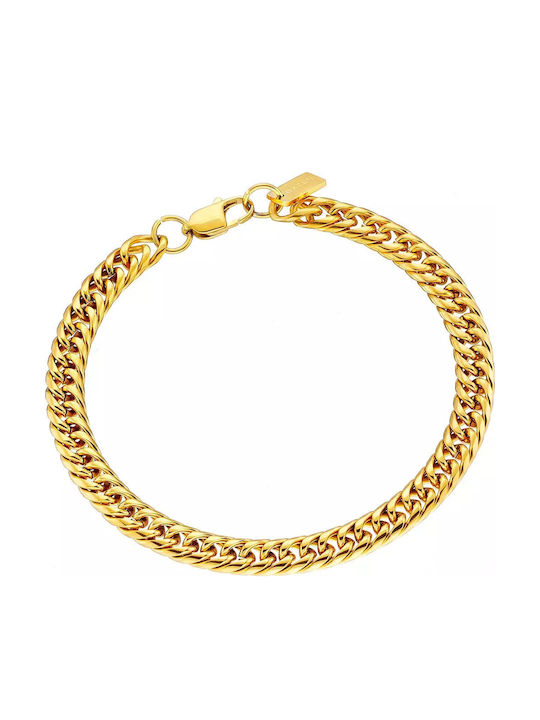 Oxzen Chain Hand made of Stainless Steel Gold-p...