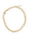 Cuoro Chain Neck made of Steel Gold-plated