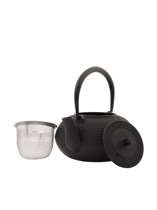 Tea Set Cast Iron in Black Color 1pcs