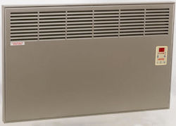 Vigo Convector Heater Wall 1000W with Electronic Thermostat 45x8cm Silver
