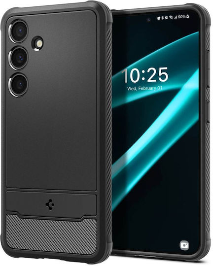 Spigen Rugged Armor Umschlag Rückseite Kunststoff 2mm Schwarz (Galaxy S24+)