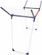 Leifheit Pegasus Folding Floor Clothes Drying Rack for Balcony Metallic with Hanging Length 16m