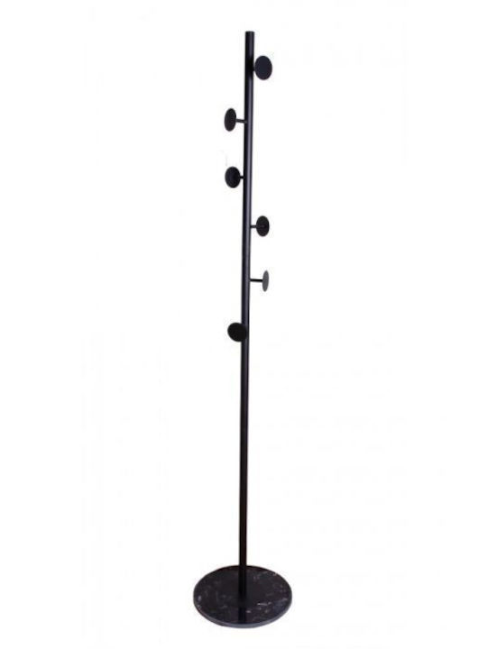 Metallic Coat Rack Black