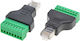 Techly Iadap Tb8t-rj45m Βύσμα RJ-45 (IADAP TB8T-RJ45M)