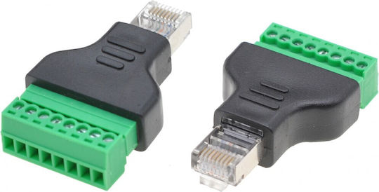 Techly Iadap Tb8t-rj45m Βύσμα RJ-45 (IADAP TB8T-RJ45M)