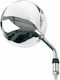 Motorcycle Mirror Black 1pc