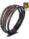 Leather 55 Men's Bracelet made of Leather