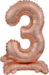 Balloon Foil Number Rose Gold 38cm