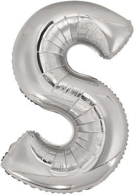 Balon Folie Jumbo Litera Argint 86buc