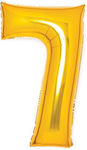 Balloon Foil Jumbo Number 7 Gold 66cm